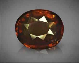 Natural Hessonite Garnet (Gomed) Certified  6.94 CTS. ( 92360 )